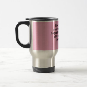 Caneca Térmica "Agora fé - Mug Cristão Inspiracional"