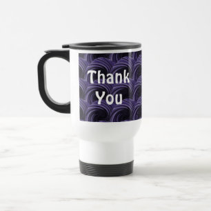 Caneca Térmica Agradeço-Lhe A Apreciação Do Padrão Do Círcul