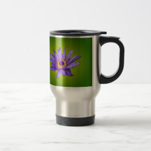 Caneca Térmica Água Lily Flower Pond Aquático Púrpura Água Bloque
