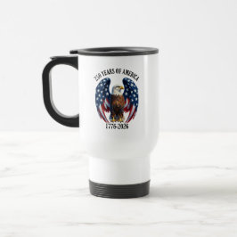 Caneca Térmica Águia Americana Patriótica 250 Anos 1776-2026