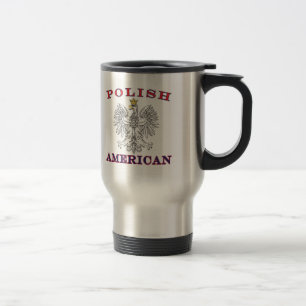 Caneca Térmica Águia Branca Polonesa Americana