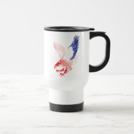 Caneca Térmica Águia da Bandeira Americana Patriótica