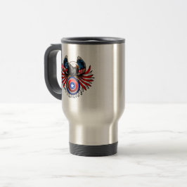 Caneca Térmica Águia Patriótica dos EUA
