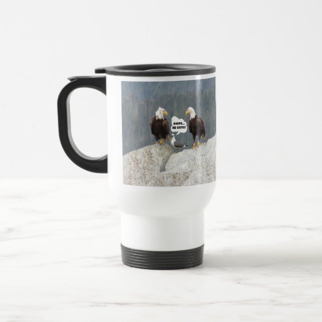Caneca Térmica Águias Engraçadas e Seagull (Esquerda)
