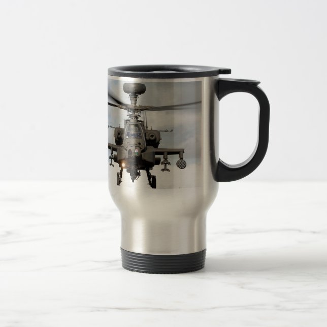 Caneca Térmica ah 64 apache longbow helicóptero militar (Direita)
