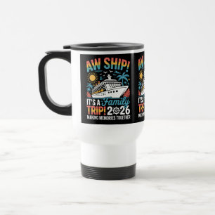Caneca Térmica Ai Caramba É Uma Viagem Familiar 2026 Cruzeiro Cru