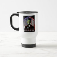 Ajude-nos zombi Reagan! frente e verso