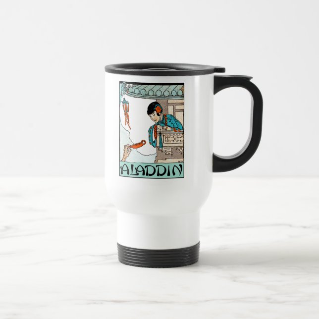 Caneca Térmica Aladdin Lanterna Mágica Chinesa Vintage  (Direita)
