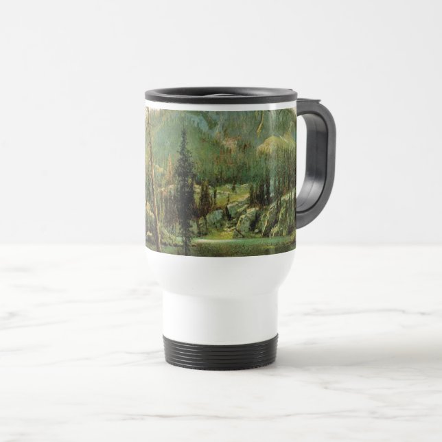 Caneca Térmica Albert Bierstadt - Montanhas de Sierra Nevada, (Frente Esquerda)