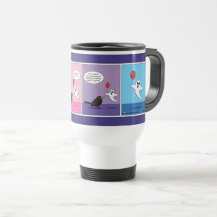 Caneca Térmica Alcançar a banda desenhada de objetivos opostos