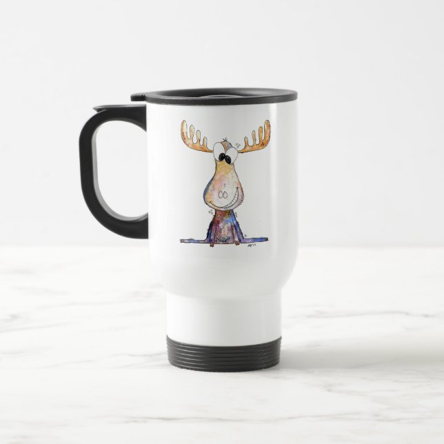 Caneca Térmica Alce Whimsical (Esquerda)