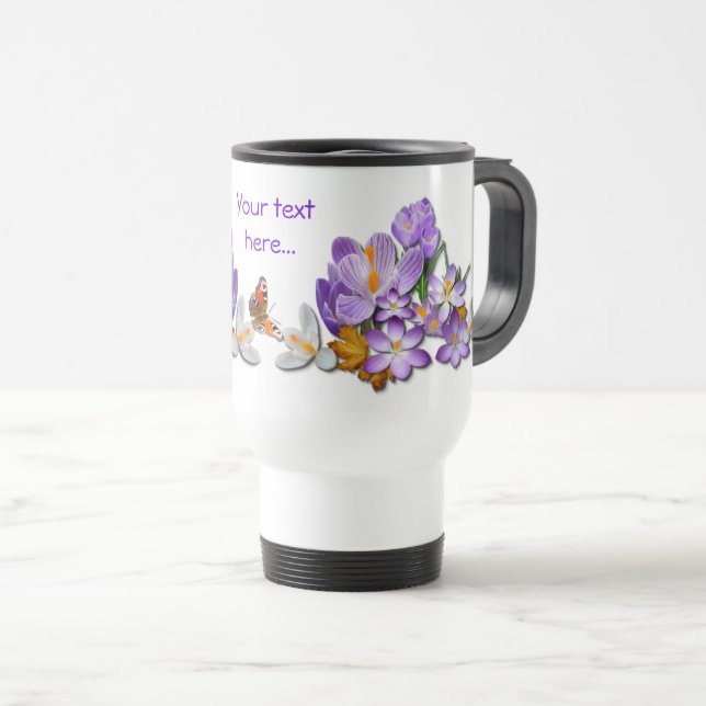 CANECA TÉRMICA ALEGRIA DA PRIMAVERA (Frente Esquerda)