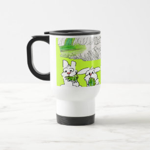 Caneca Térmica Alface Entertain U Cartoon Rabbits
