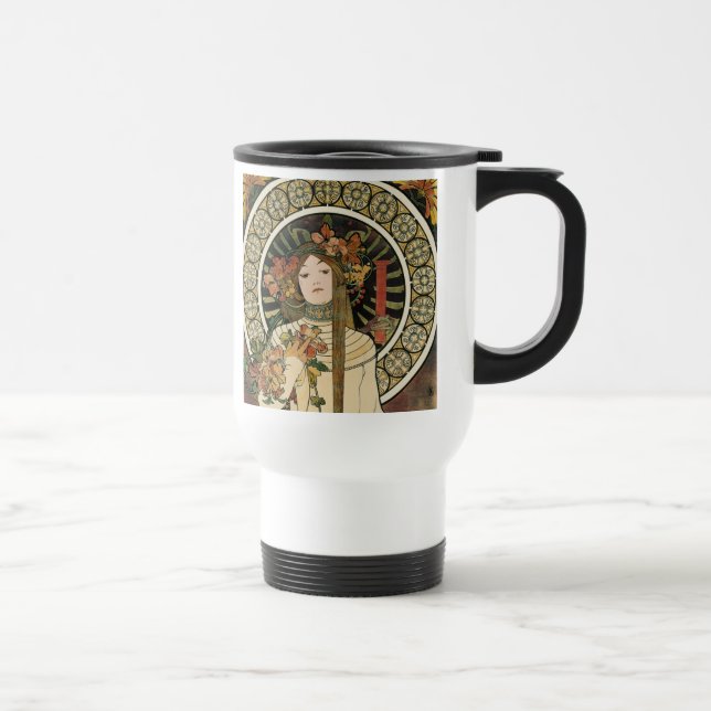 Caneca Térmica Alfonse Mucha Trappistine Nouveau (Direita)