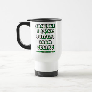 Caneca Térmica Alguém Que Eu Amo... Celiac