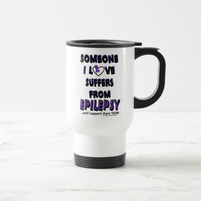 Caneca Térmica Alguém Que Eu Amo... Epilepsia (Direita)