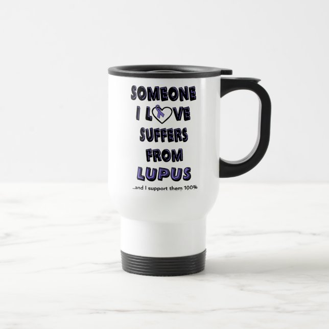 Caneca Térmica Alguém Que Eu Amo... Lupus (Direita)