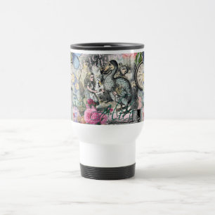 Caneca Térmica Alice no País das Maravilhas Trabalho de arte