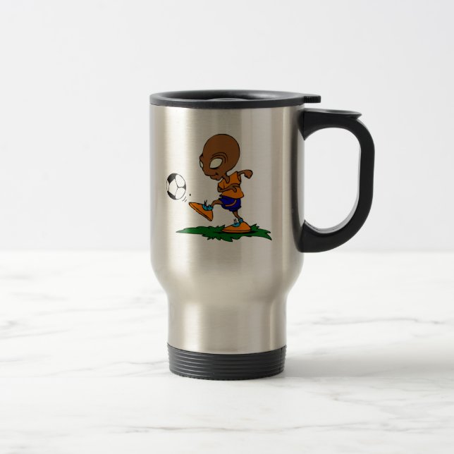 Caneca Térmica Alienígena do futebol (Direita)