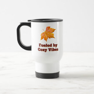 Caneca Térmica Alimentado por Citações de Café de Outono de Vibra