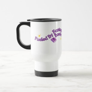 Caneca Térmica Alimentado Por Livros de Fantasia