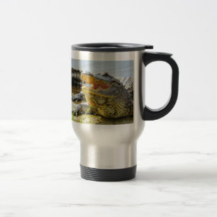 Caneca Térmica Alligador. Face a face