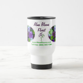 Caneca Térmica Alma Blooms Buquê Roxo