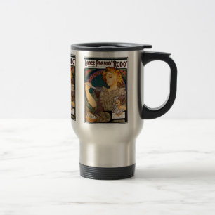 Caneca Térmica Alphonse Mucha - Lance Parfum "Rodo" - Anúncio Per