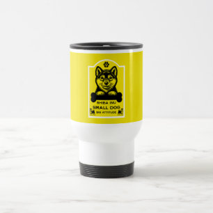 Caneca Térmica Amante de Cachorro Shiba Inu Engraçado