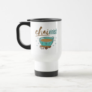 Caneca Térmica Amante de Chá Chai "Chaivinista" 