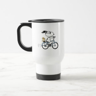 Caneca Térmica Amendoins Bicicleta Snoopy & Woodstock