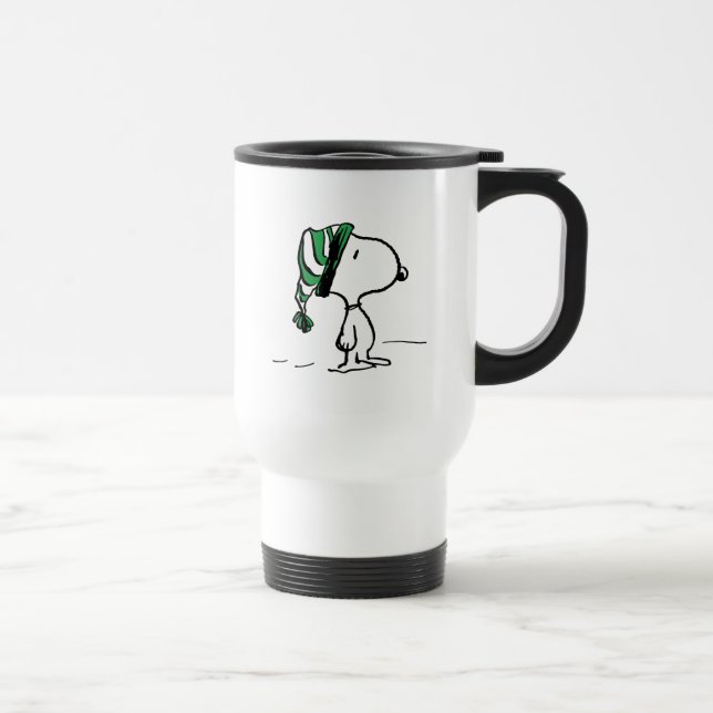 Caneca Térmica Amendoins | Boné de Neve Verde Snoopy (Direita)