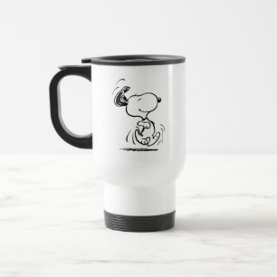 Caneca Térmica Amendoins   Dança Feliz Snoopy