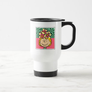 Caneca Térmica Amendoins Meia e meia flor de Sally