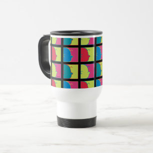 Caneca Térmica Amendoins   Modern Pop Art Charlie Brown