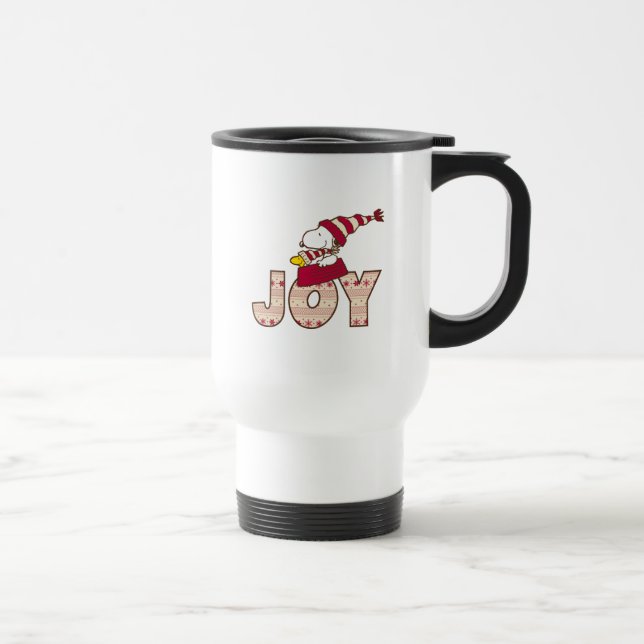 Caneca Térmica Amendoins | Passeio De Snoopy & Woodstock Joy (Direita)