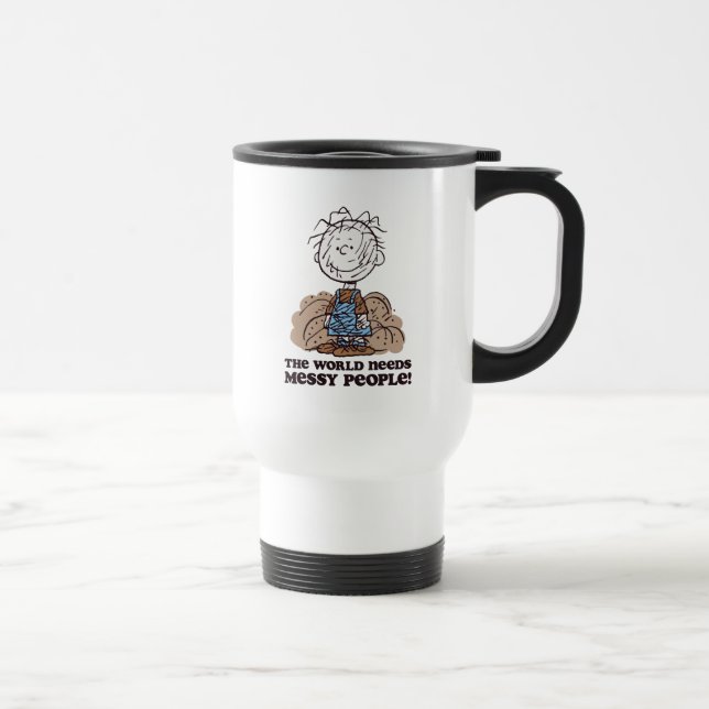 Caneca Térmica Amendoins | Pigrem O Mundo Precisa De Pessoas Mens (Direita)