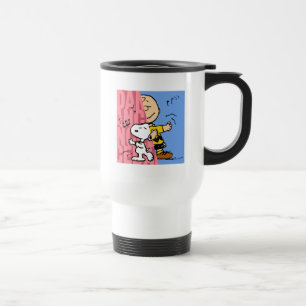 Caneca Térmica Amendoins   Snoopy & Charlie Brown Half & Half Dan
