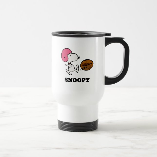 Caneca Térmica Amendoins | Snoopy Football Kicker (Direita)