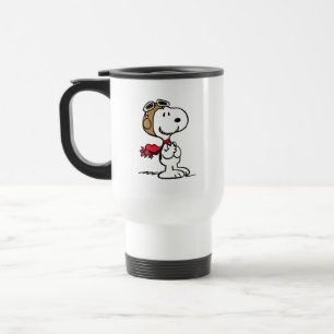 Caneca Térmica Amendoins   Snoopy O Áce Voador