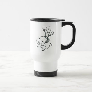Caneca Térmica Amendoins   Snoopy Reindeer