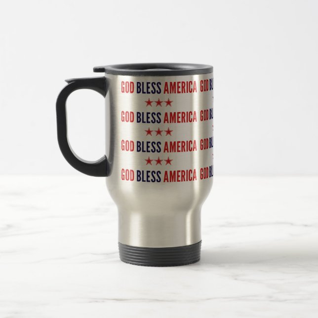 Caneca Térmica América deus abençoe (Esquerda)