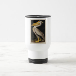 Caneca Térmica América do Pássaro Pelicano Branco da Audubon