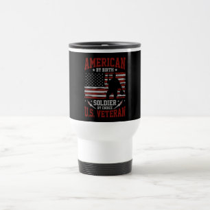 Caneca Térmica Americano por nascimento Soldier por escolha