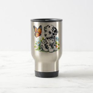 Caneca Térmica Amigos daltáticos/borboletas