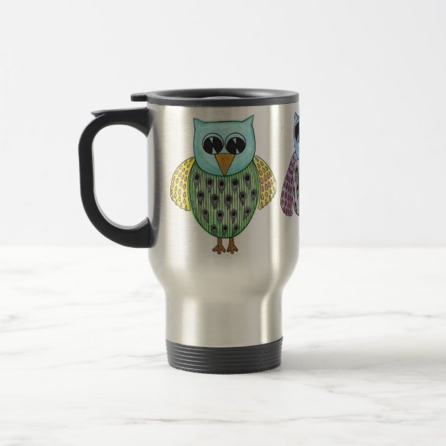 Caneca Térmica Amigos emplumados (Esquerda)