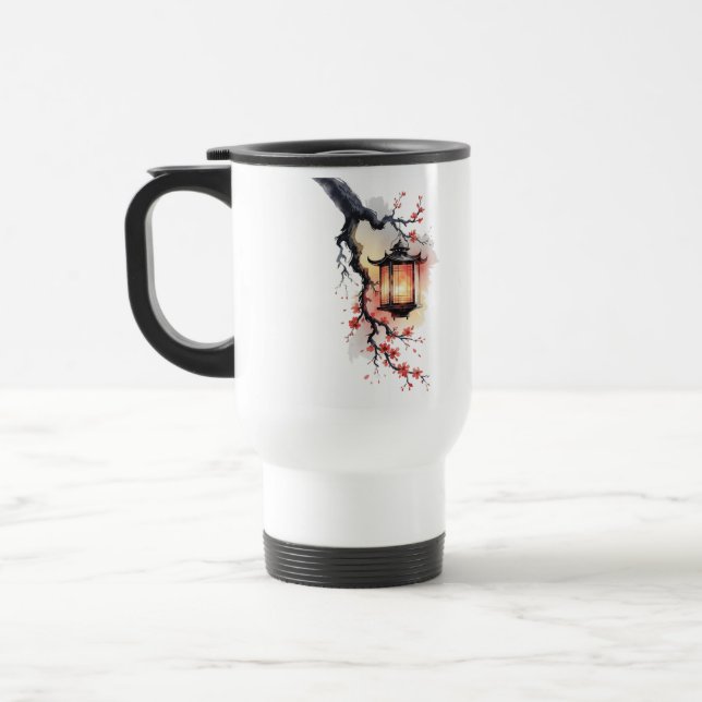 Caneca Térmica Amita - Lanternas de Cerejeira Gêmeas (Esquerda)
