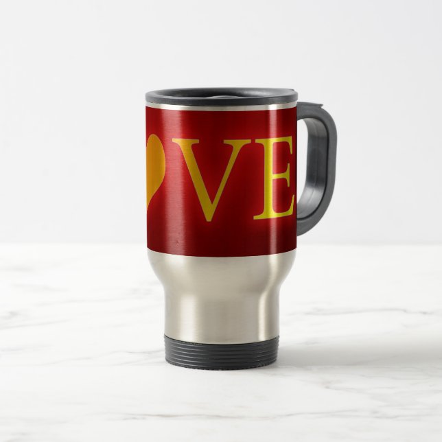 Caneca Térmica Amor (Frente Esquerda)