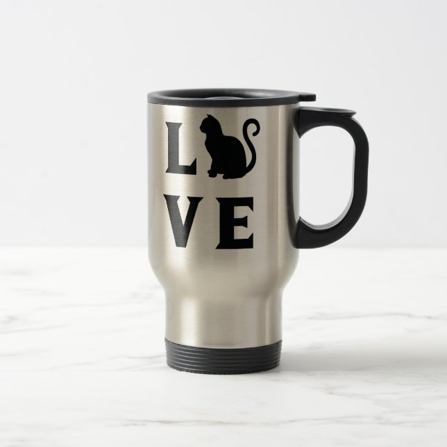 Caneca Térmica Amor Cat (Direita)