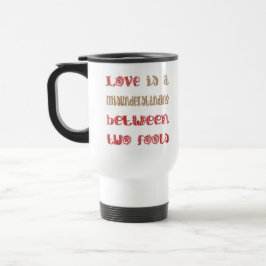 Caneca Térmica Amor entre dois idiotas